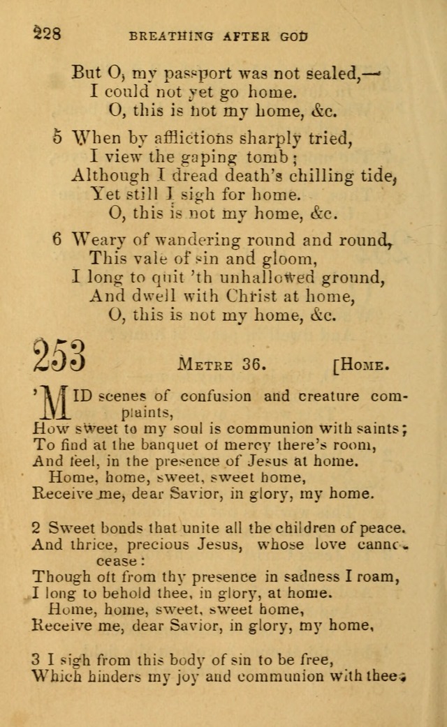 A Collection of Psalms, Hymns, and Spiritual Songs: suited to the various occasions of public worship and private devotion, of the church of Christ (6th ed.) page 228