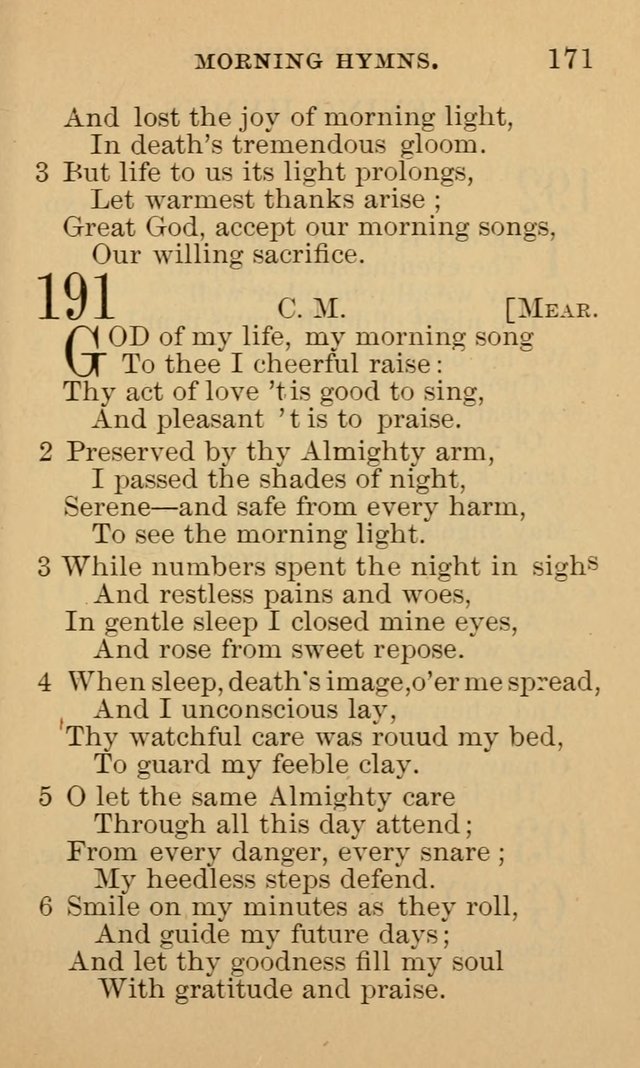 A Collection of Psalms and Hymns: suited to the various occasions of public worship and private devotion page 171