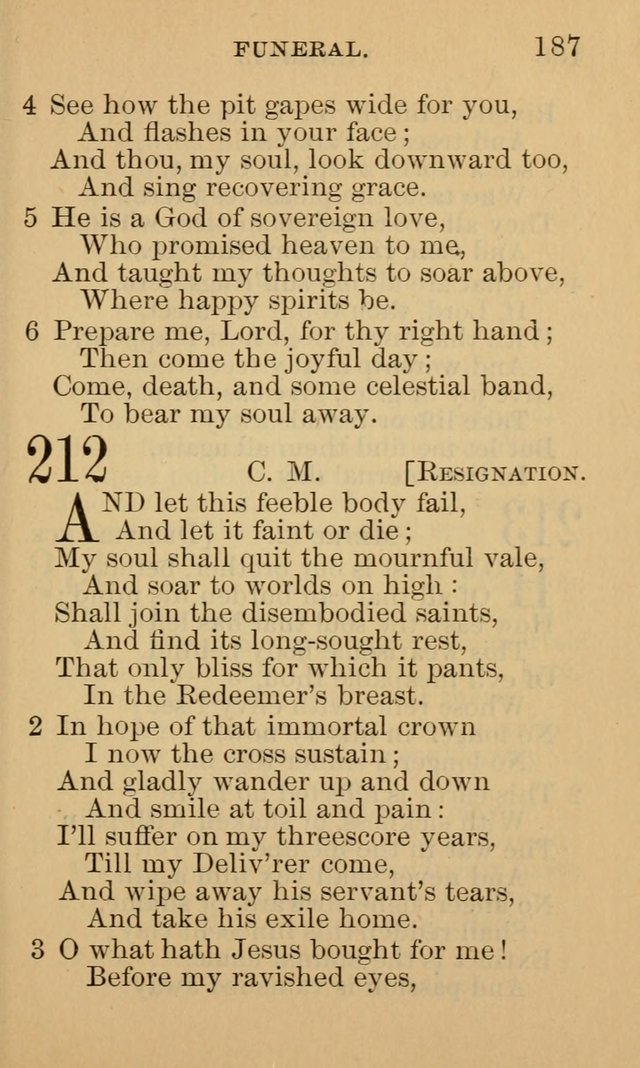 A Collection of Psalms and Hymns: suited to the various occasions of public worship and private devotion page 187
