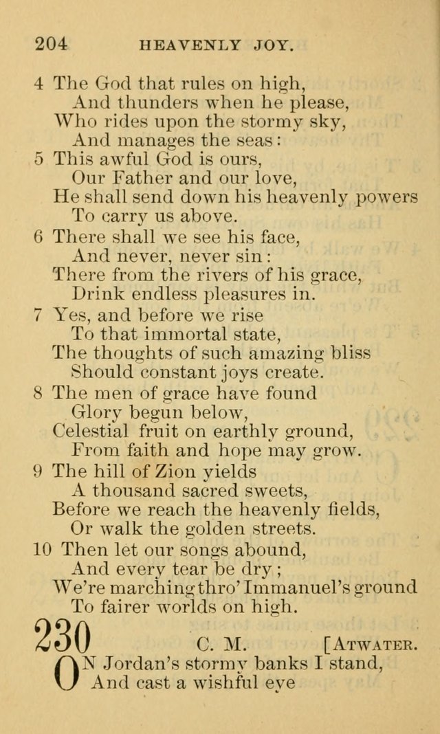 A Collection of Psalms and Hymns: suited to the various occasions of public worship and private devotion page 204