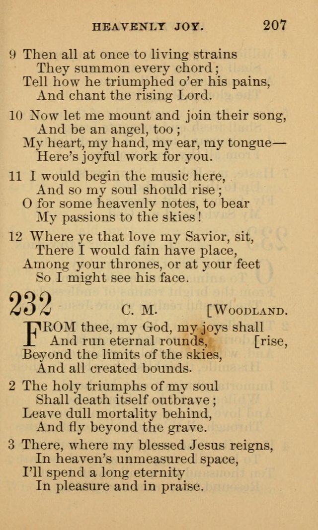 A Collection of Psalms and Hymns: suited to the various occasions of public worship and private devotion page 207