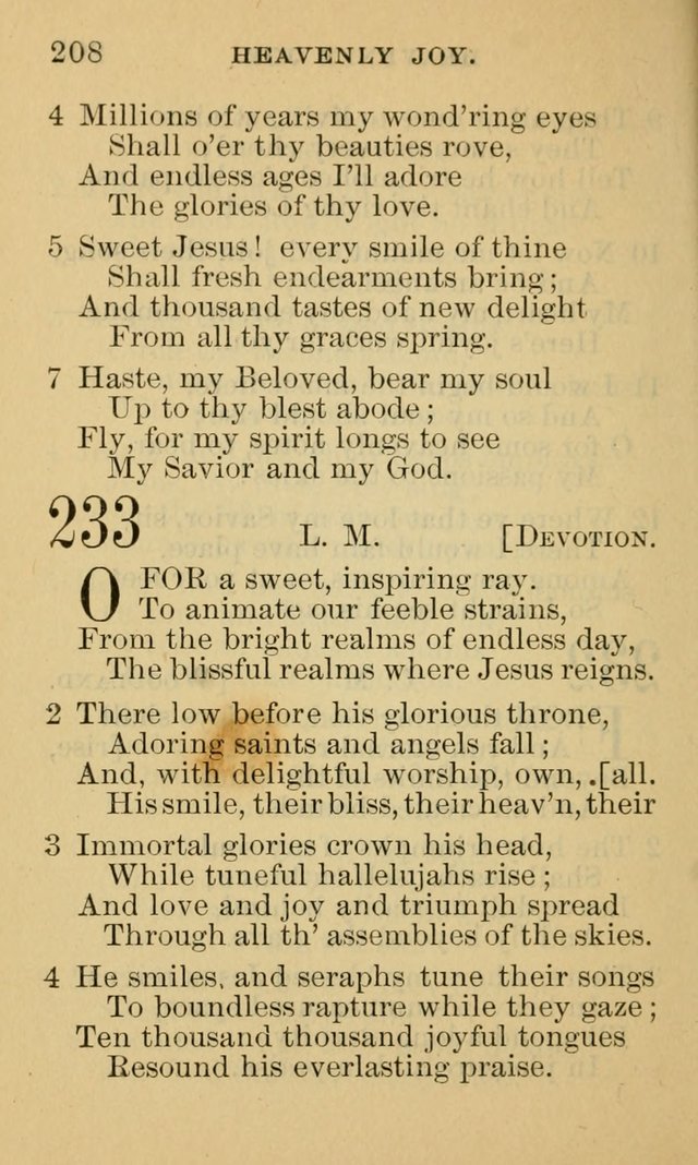 A Collection of Psalms and Hymns: suited to the various occasions of public worship and private devotion page 208