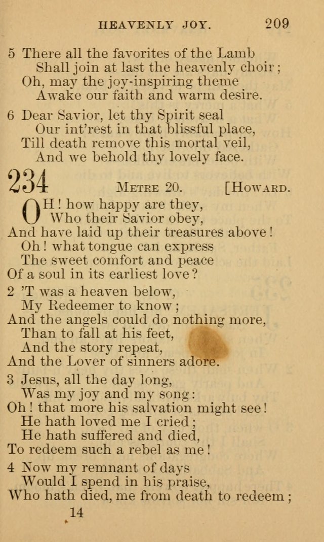 A Collection of Psalms and Hymns: suited to the various occasions of public worship and private devotion page 209