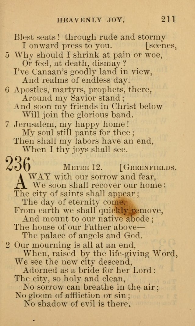 A Collection of Psalms and Hymns: suited to the various occasions of public worship and private devotion page 211