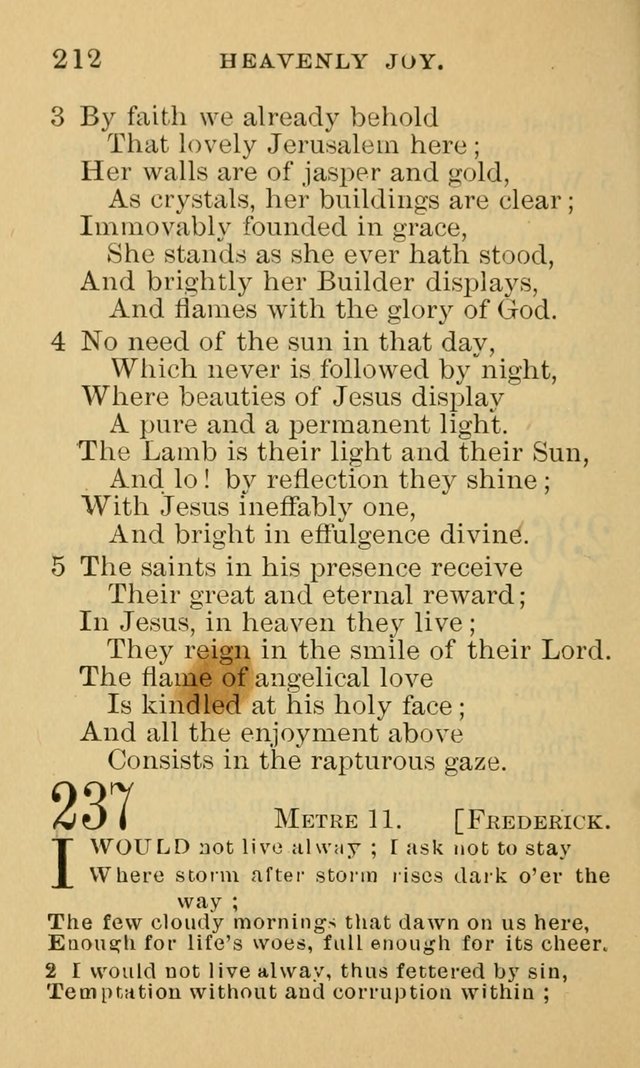 A Collection of Psalms and Hymns: suited to the various occasions of public worship and private devotion page 212