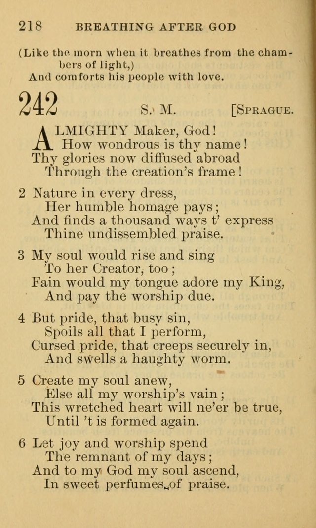 A Collection of Psalms and Hymns: suited to the various occasions of public worship and private devotion page 218