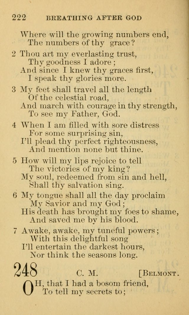 A Collection of Psalms and Hymns: suited to the various occasions of public worship and private devotion page 222