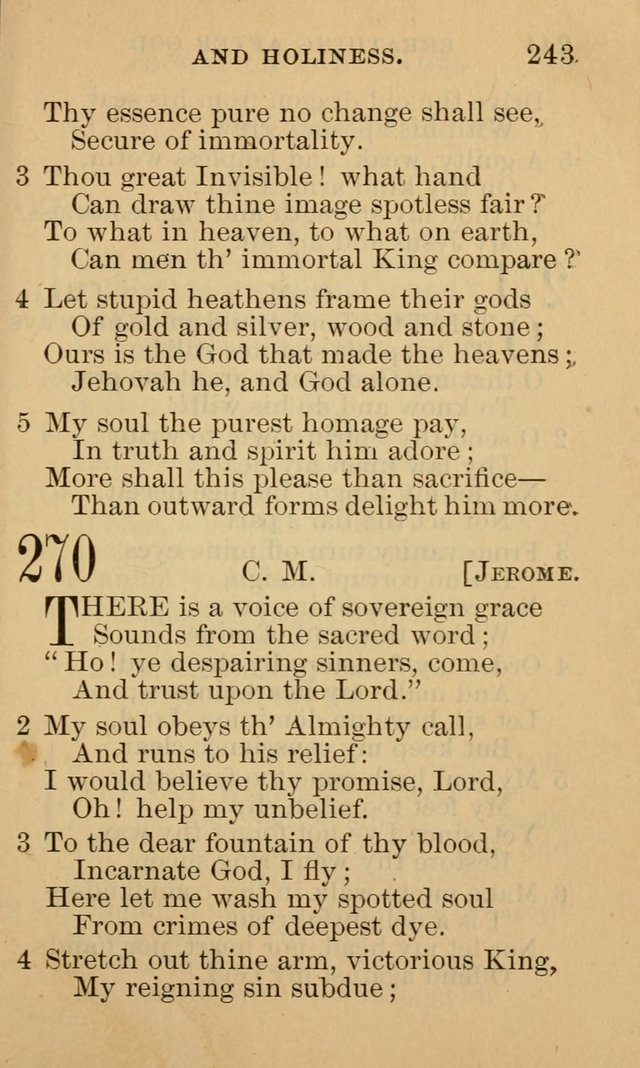 A Collection of Psalms and Hymns: suited to the various occasions of public worship and private devotion page 243