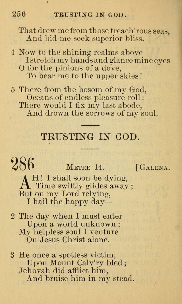 A Collection of Psalms and Hymns: suited to the various occasions of public worship and private devotion page 256