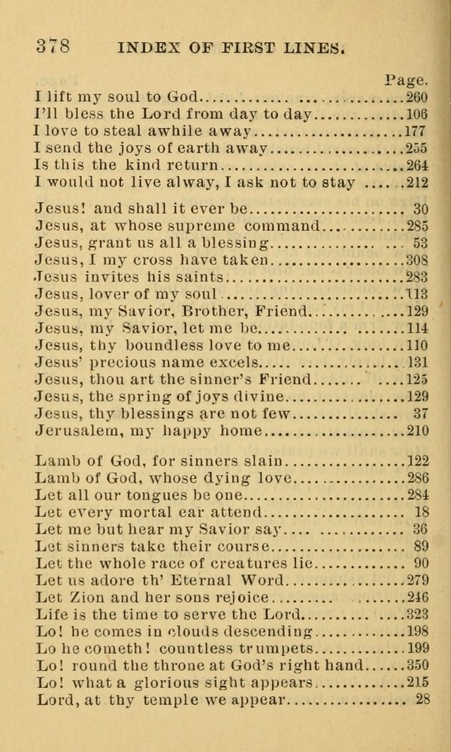A Collection of Psalms and Hymns: suited to the various occasions of public worship and private devotion page 378