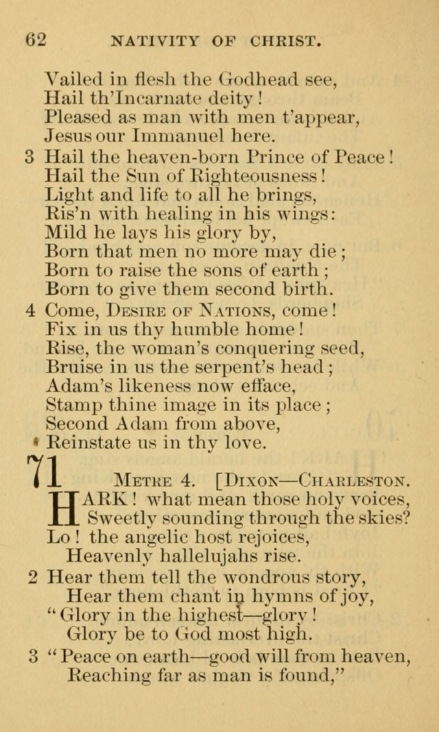 A Collection of Psalms and Hymns: suited to the various occasions of public worship and private devotion page 62
