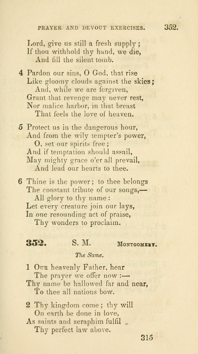 A Collection of Psalms and Hymns for the use of Universalist Societies and Families (13th ed.) page 315