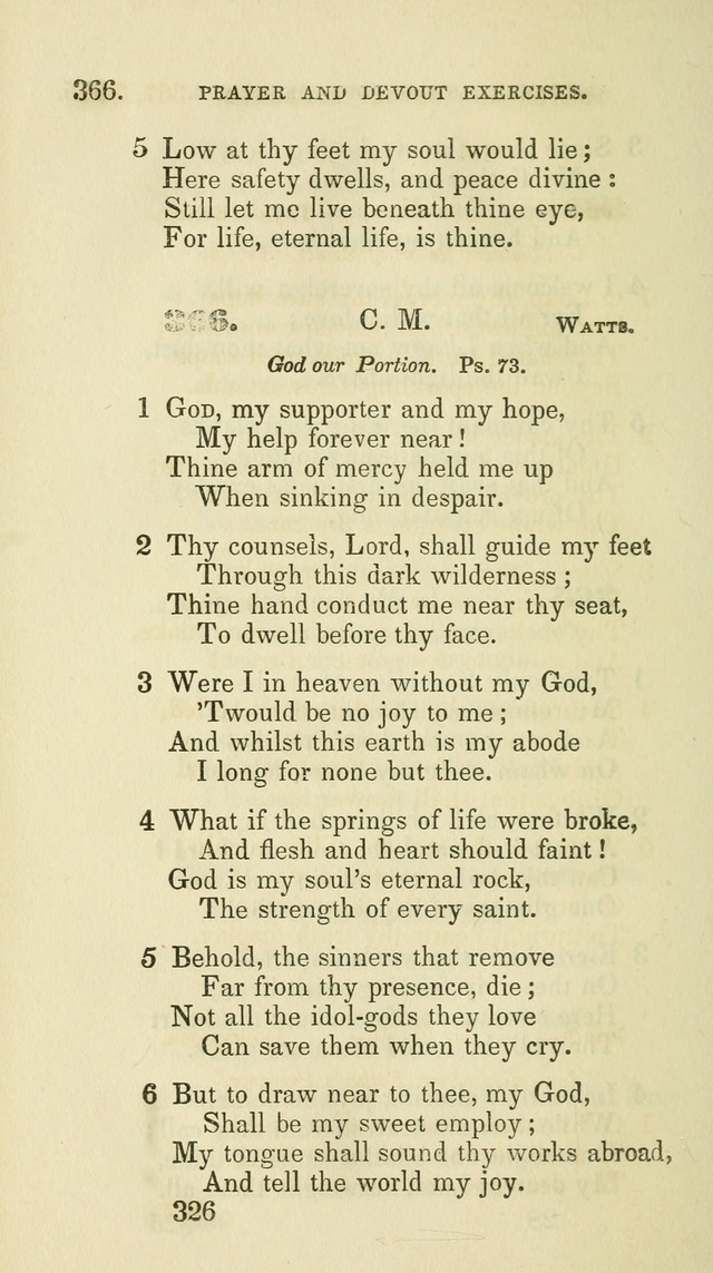 A Collection of Psalms and Hymns for the use of Universalist Societies and Families (13th ed.) page 326