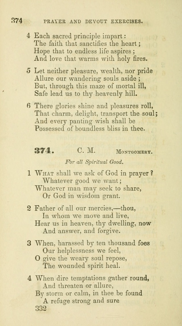 A Collection of Psalms and Hymns for the use of Universalist Societies and Families (13th ed.) page 332