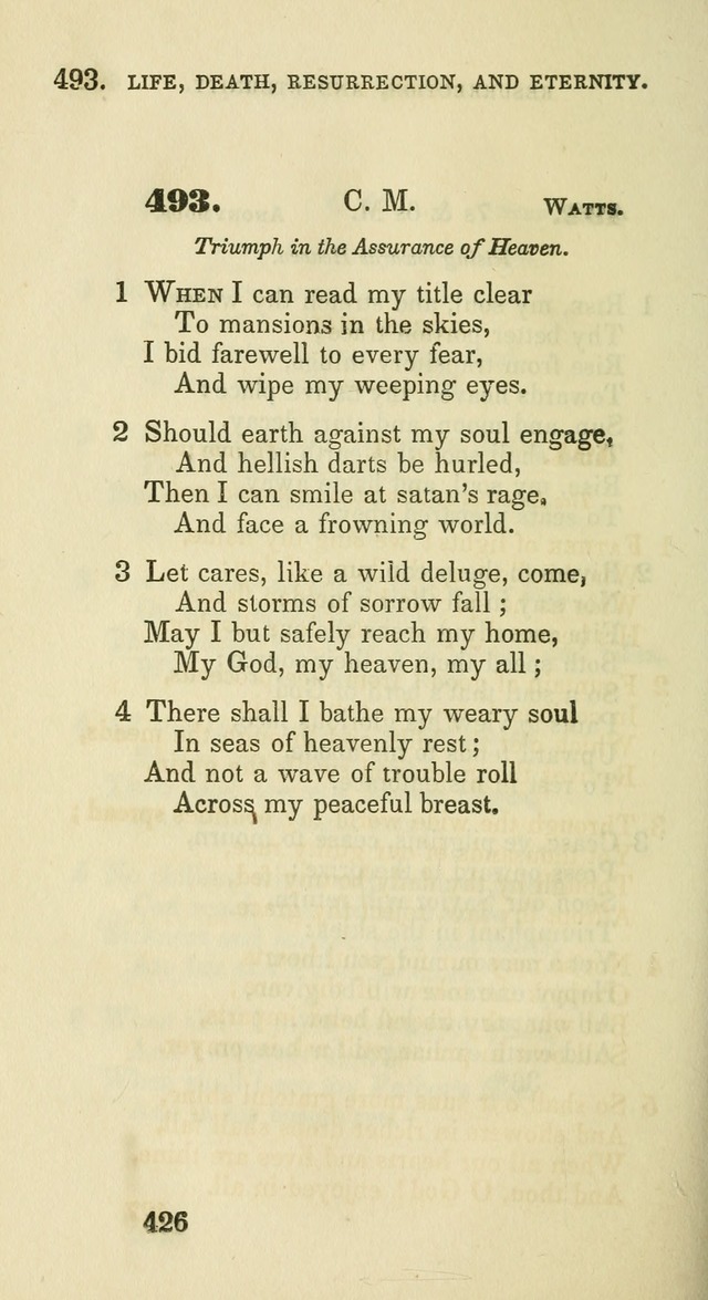 A Collection of Psalms and Hymns for the use of Universalist Societies and Families (13th ed.) page 426