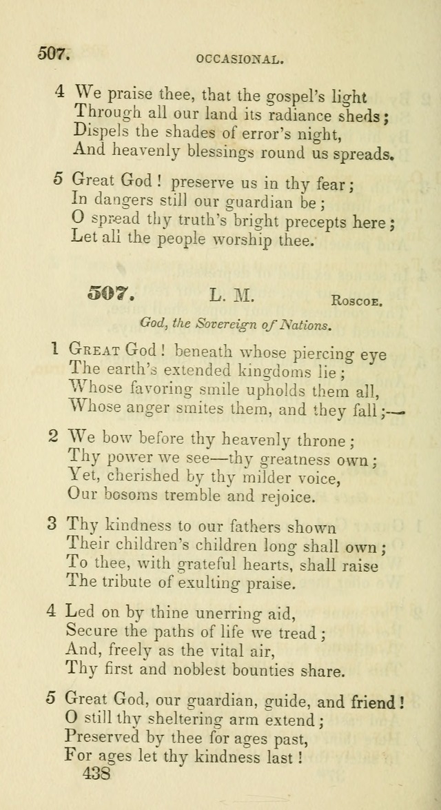 A Collection of Psalms and Hymns for the use of Universalist Societies and Families (13th ed.) page 438