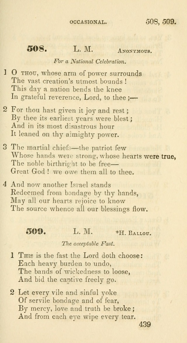 A Collection of Psalms and Hymns for the use of Universalist Societies and Families (13th ed.) page 439