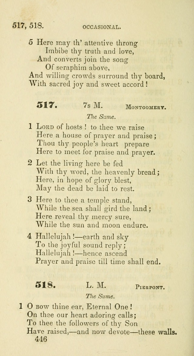 A Collection of Psalms and Hymns for the use of Universalist Societies and Families (13th ed.) page 446