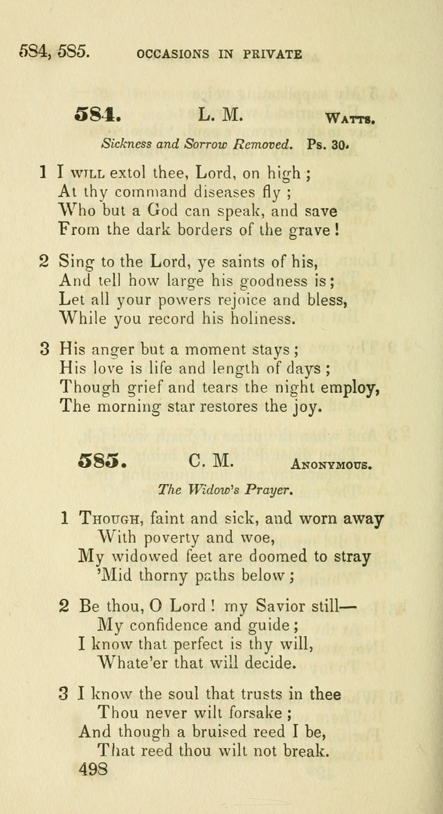 A Collection of Psalms and Hymns for the use of Universalist Societies and Families (13th ed.) page 500