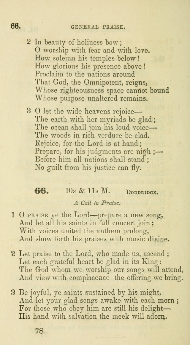 A Collection of Psalms and Hymns for the use of Universalist Societies and Families (13th ed.) page 76