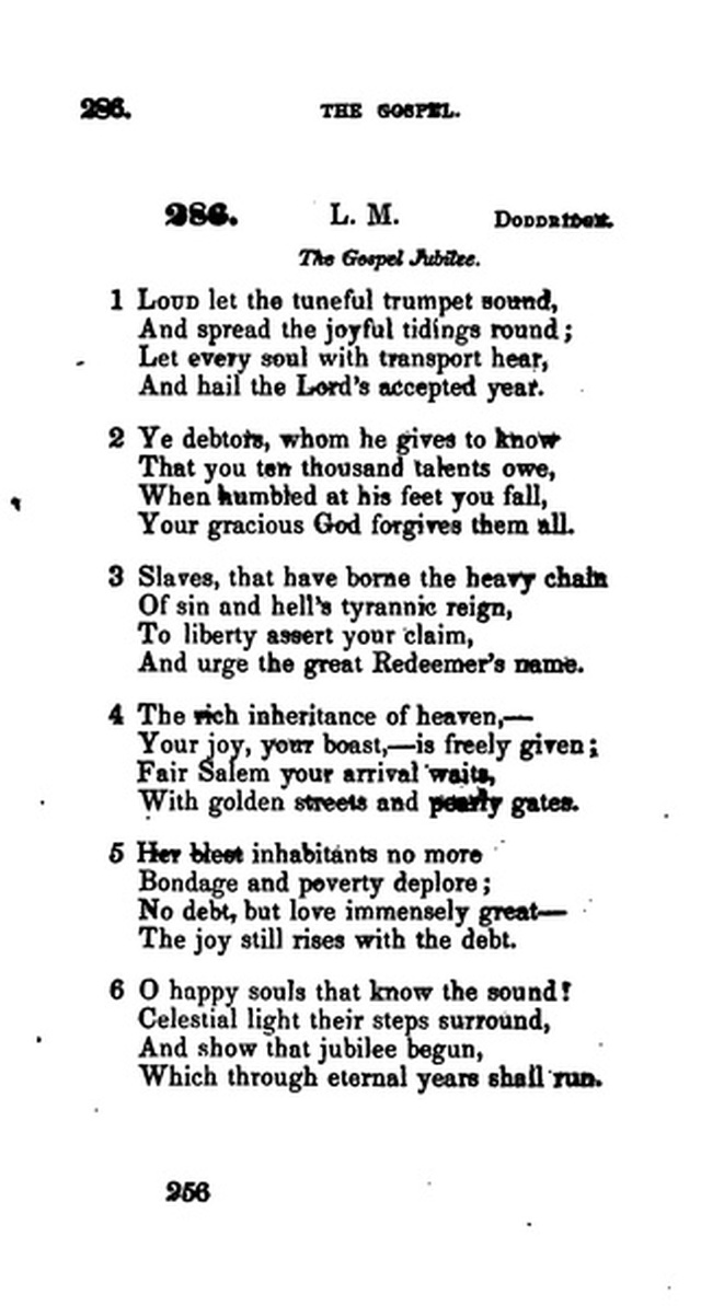A Collection of Psalms and Hymns for the Use of Universalist Societies and Families 16ed.   page 257