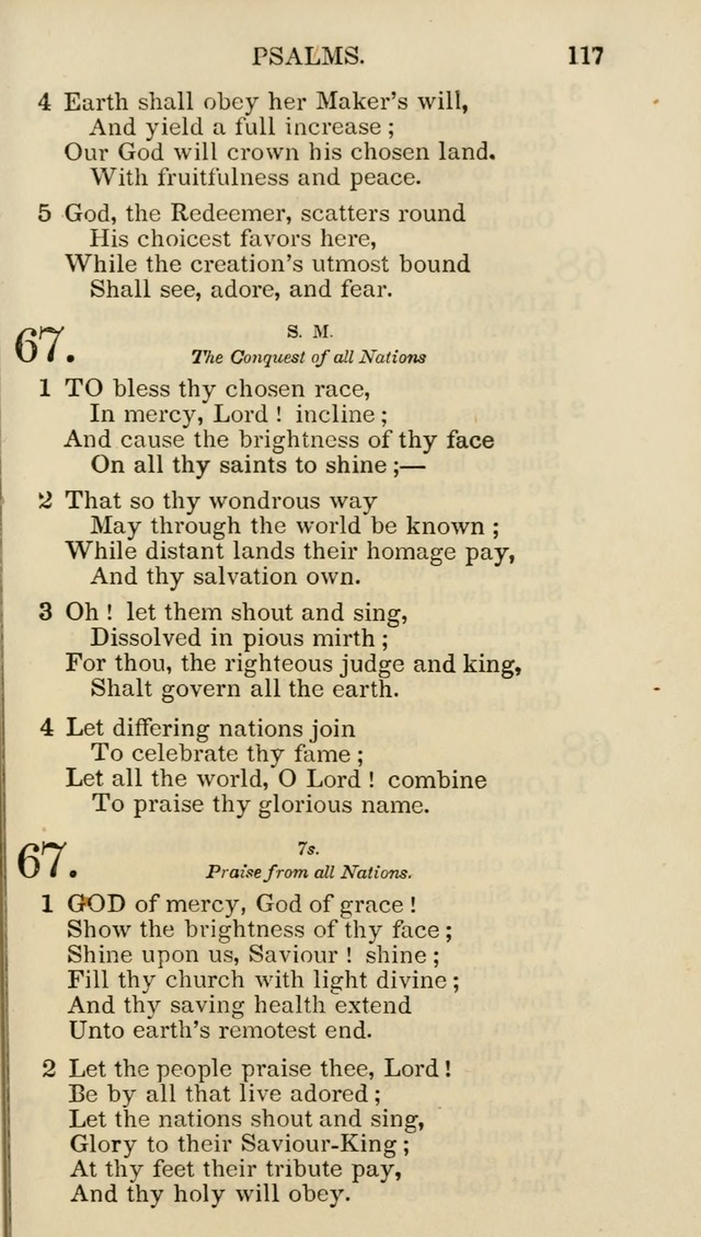 Church Psalmist: or psalms and hymns for the public, social and private use of evangelical Christians (5th ed.) page 119