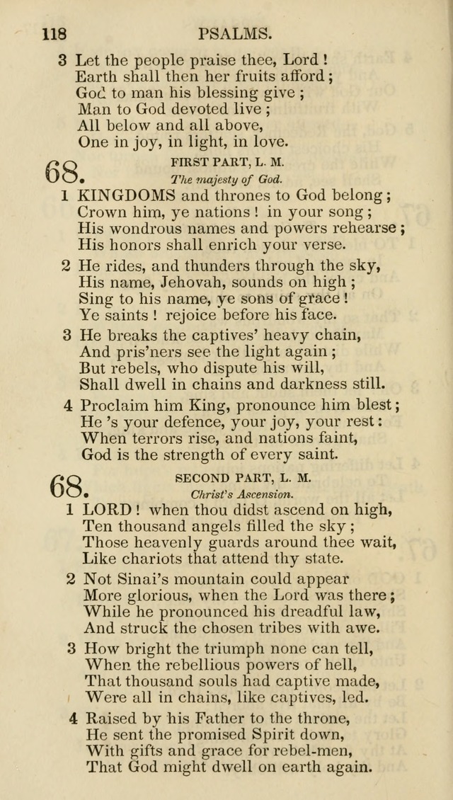 Church Psalmist: or psalms and hymns for the public, social and private use of evangelical Christians (5th ed.) page 120
