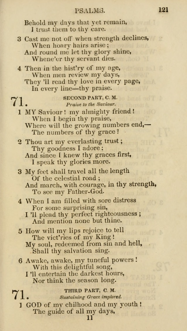 Church Psalmist: or psalms and hymns for the public, social and private use of evangelical Christians (5th ed.) page 123