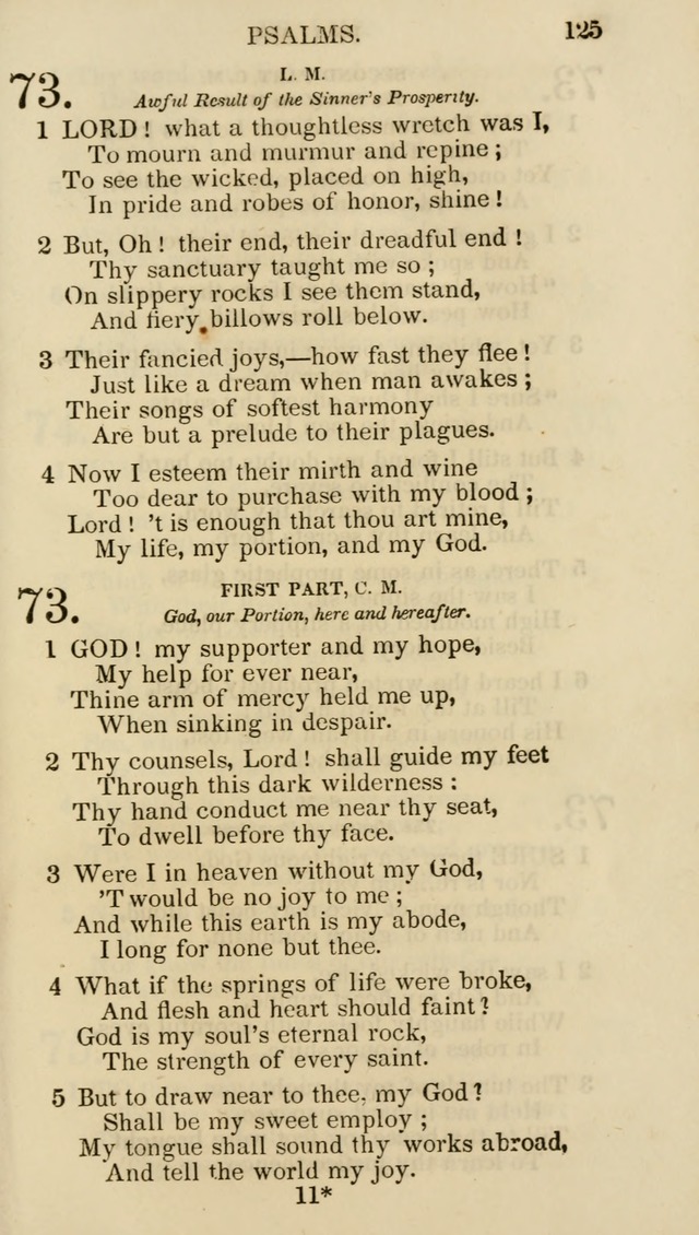Church Psalmist: or psalms and hymns for the public, social and private use of evangelical Christians (5th ed.) page 127