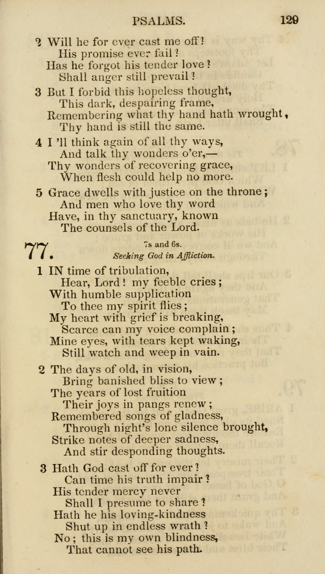 Church Psalmist: or psalms and hymns for the public, social and private use of evangelical Christians (5th ed.) page 131