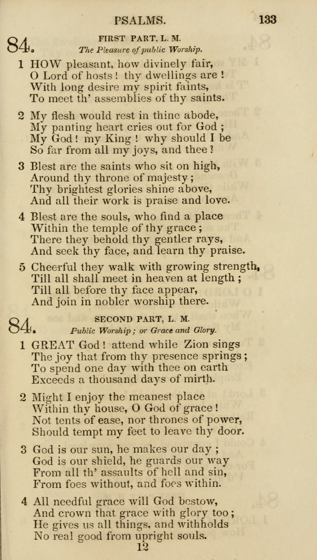 Church Psalmist: or psalms and hymns for the public, social and private use of evangelical Christians (5th ed.) page 135