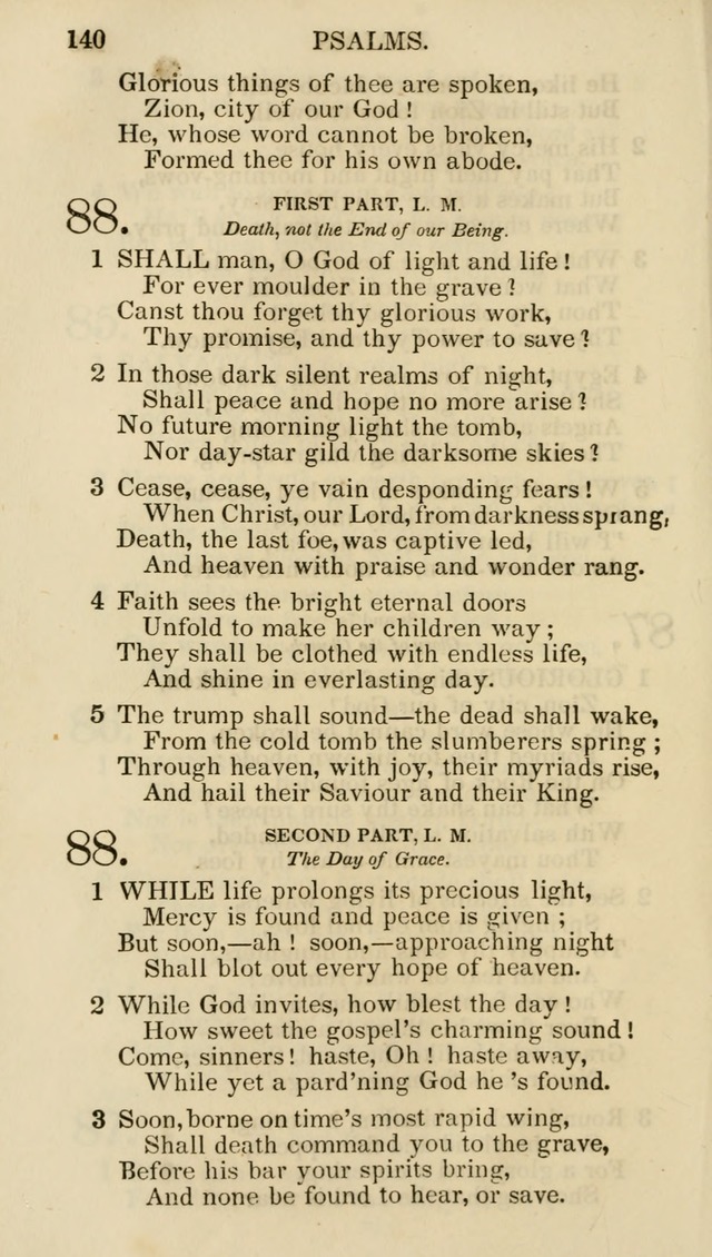 Church Psalmist: or psalms and hymns for the public, social and private use of evangelical Christians (5th ed.) page 142