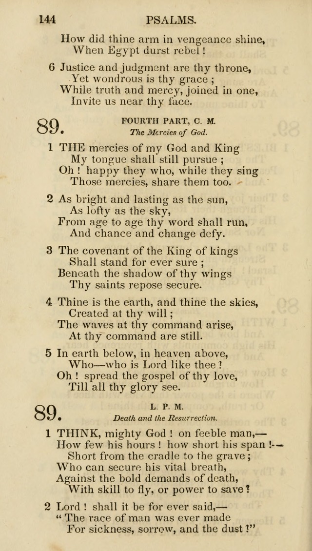Church Psalmist: or psalms and hymns for the public, social and private use of evangelical Christians (5th ed.) page 146