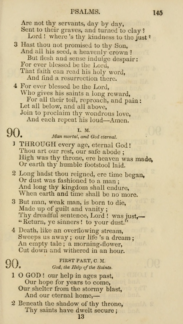 Church Psalmist: or psalms and hymns for the public, social and private use of evangelical Christians (5th ed.) page 147