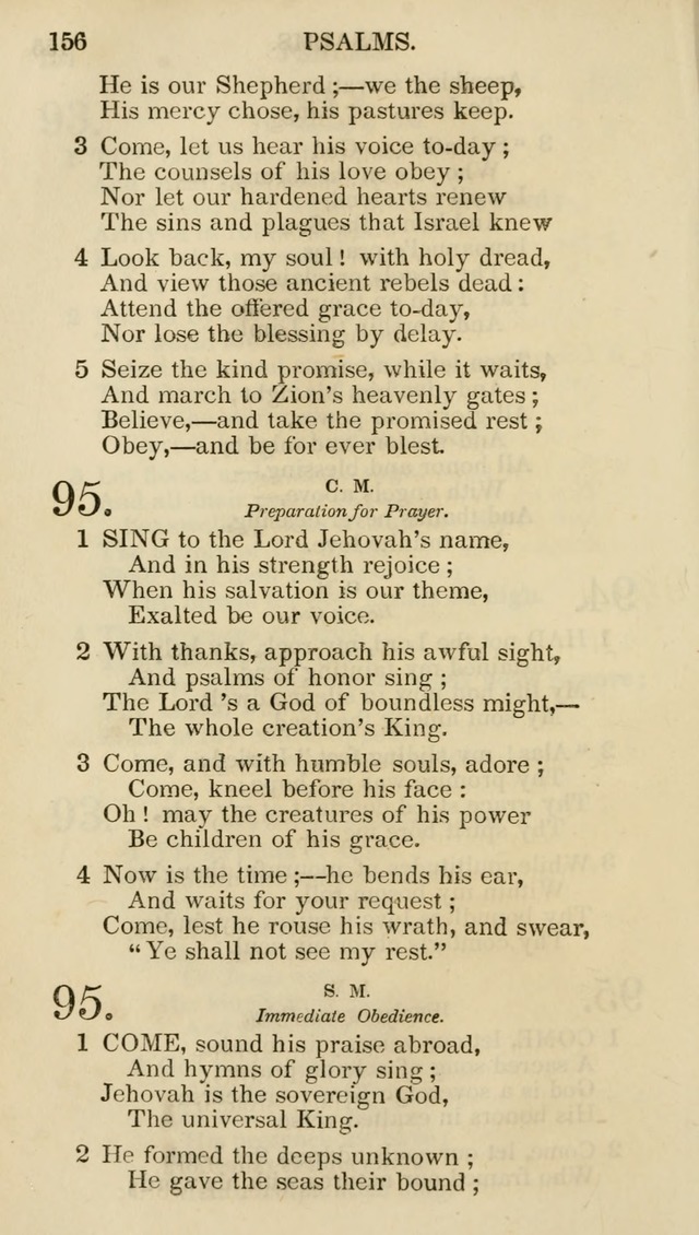 Church Psalmist: or psalms and hymns for the public, social and private use of evangelical Christians (5th ed.) page 158