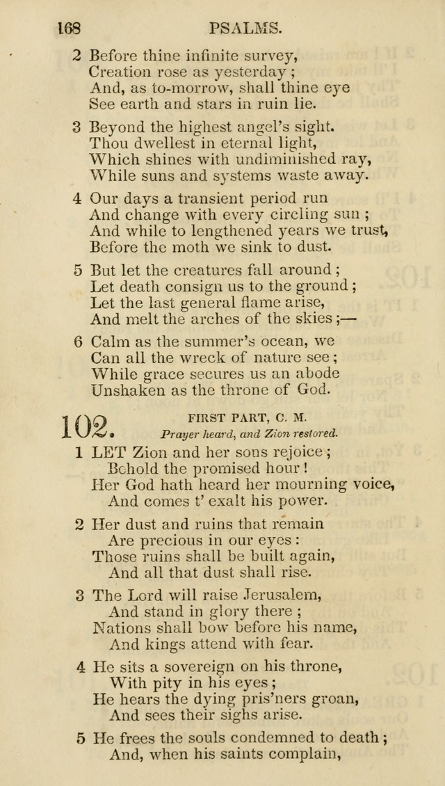 Church Psalmist: or psalms and hymns for the public, social and private use of evangelical Christians (5th ed.) page 170