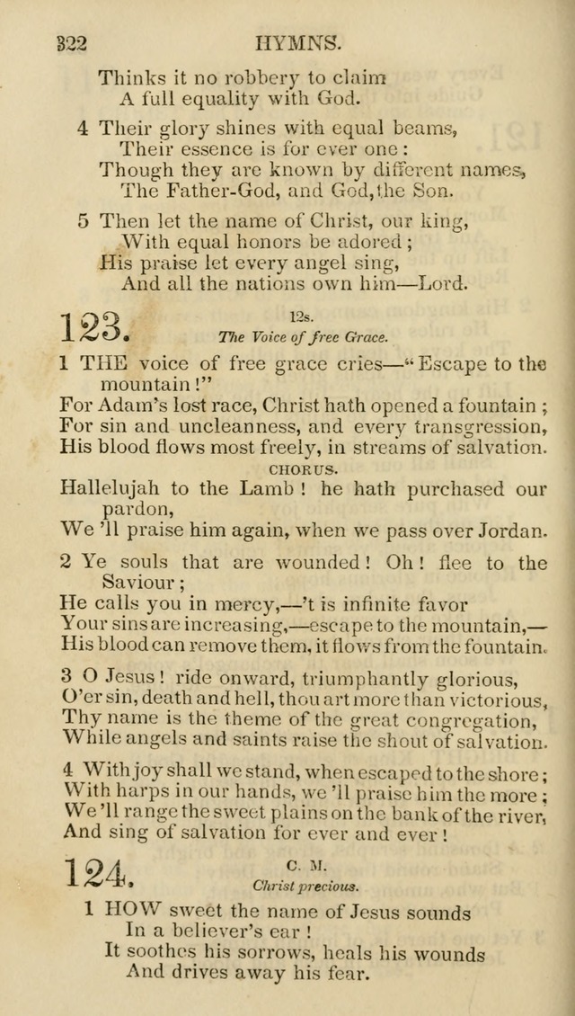 Church Psalmist: or psalms and hymns for the public, social and private use of evangelical Christians (5th ed.) page 324