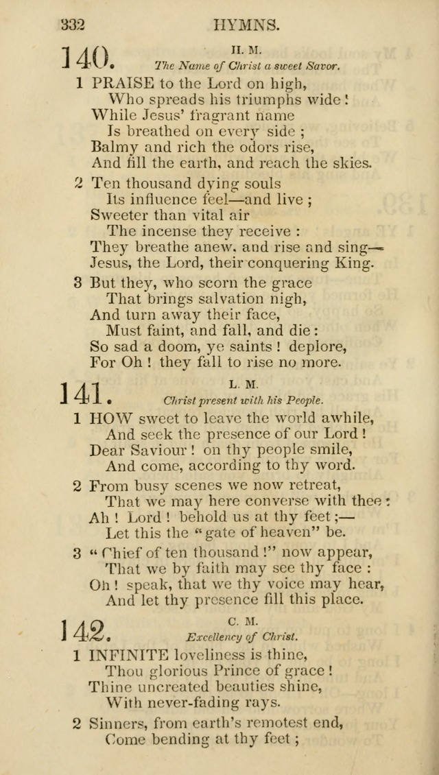 Church Psalmist: or psalms and hymns for the public, social and private use of evangelical Christians (5th ed.) page 334