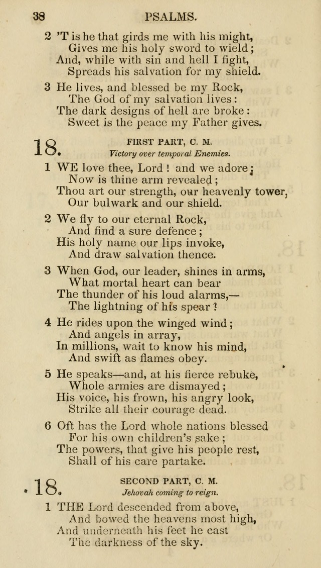 Church Psalmist: or psalms and hymns for the public, social and private use of evangelical Christians (5th ed.) page 40