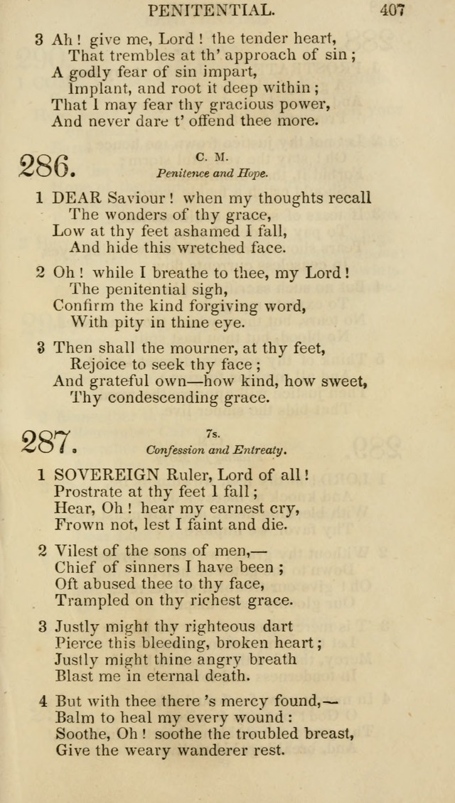 Church Psalmist: or psalms and hymns for the public, social and private use of evangelical Christians (5th ed.) page 409