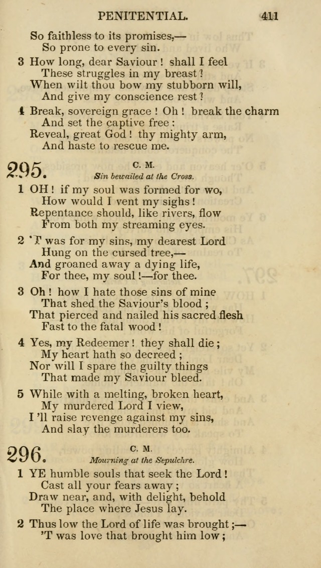 Church Psalmist: or psalms and hymns for the public, social and private use of evangelical Christians (5th ed.) page 413