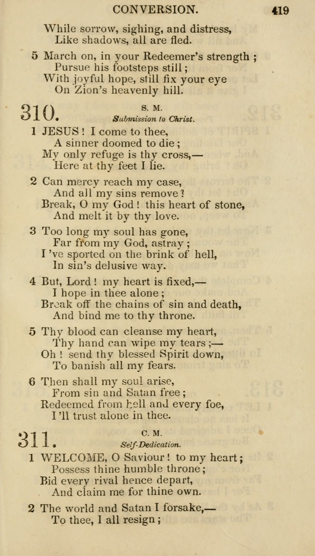 Church Psalmist: or psalms and hymns for the public, social and private use of evangelical Christians (5th ed.) page 421