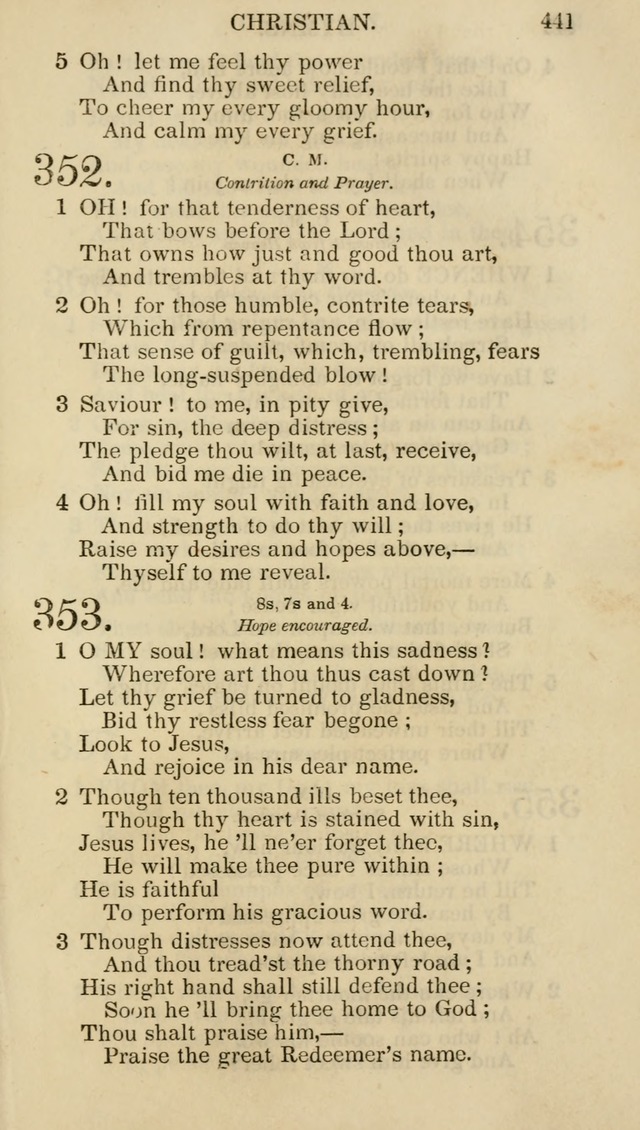 Church Psalmist: or psalms and hymns for the public, social and private use of evangelical Christians (5th ed.) page 443