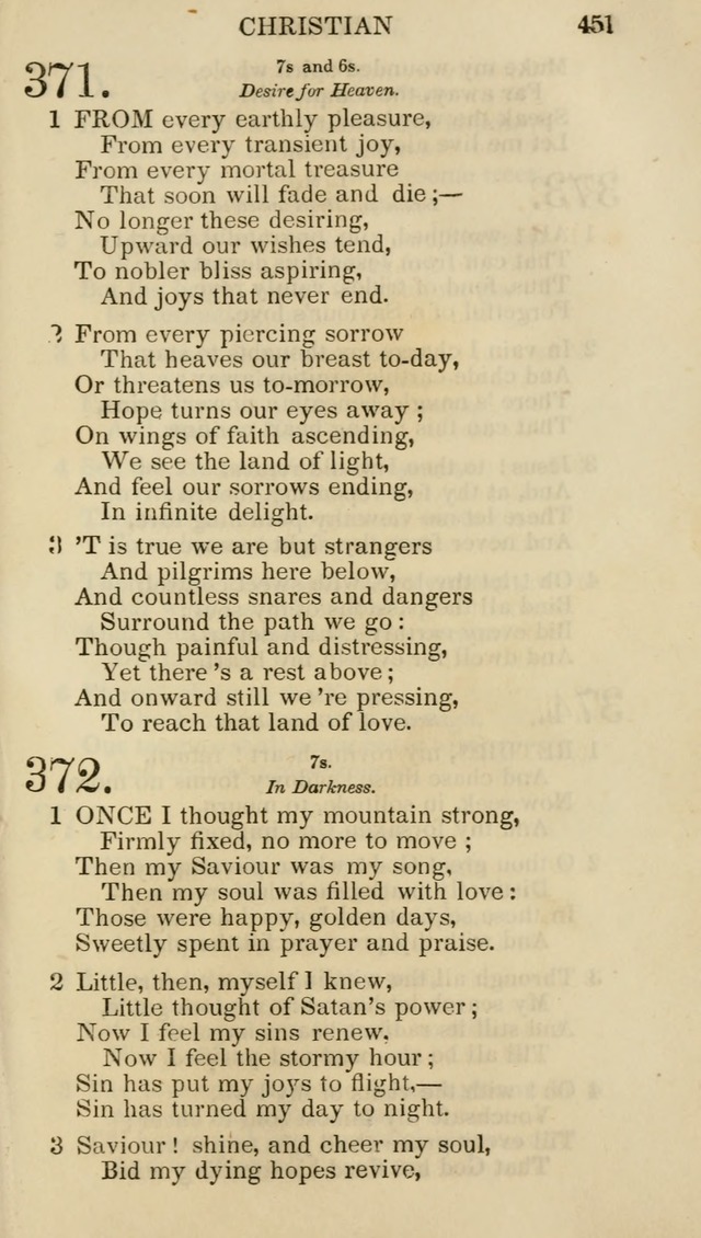 Church Psalmist: or psalms and hymns for the public, social and private use of evangelical Christians (5th ed.) page 453
