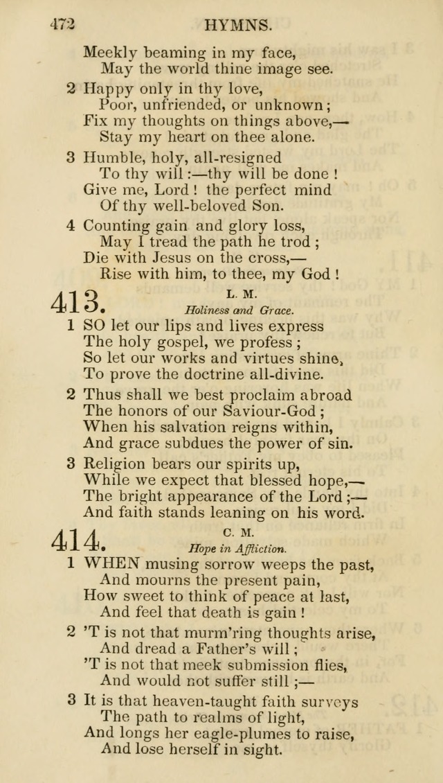 Church Psalmist: or psalms and hymns for the public, social and private use of evangelical Christians (5th ed.) page 474