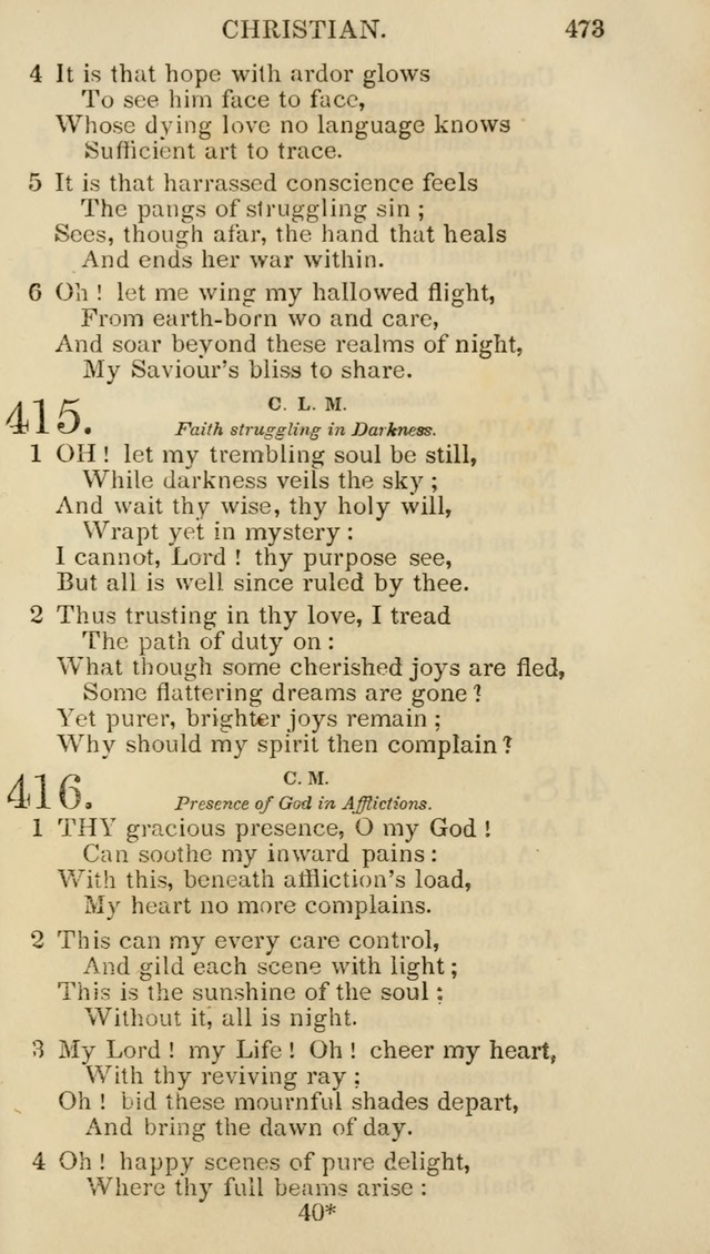 Church Psalmist: or psalms and hymns for the public, social and private use of evangelical Christians (5th ed.) page 475