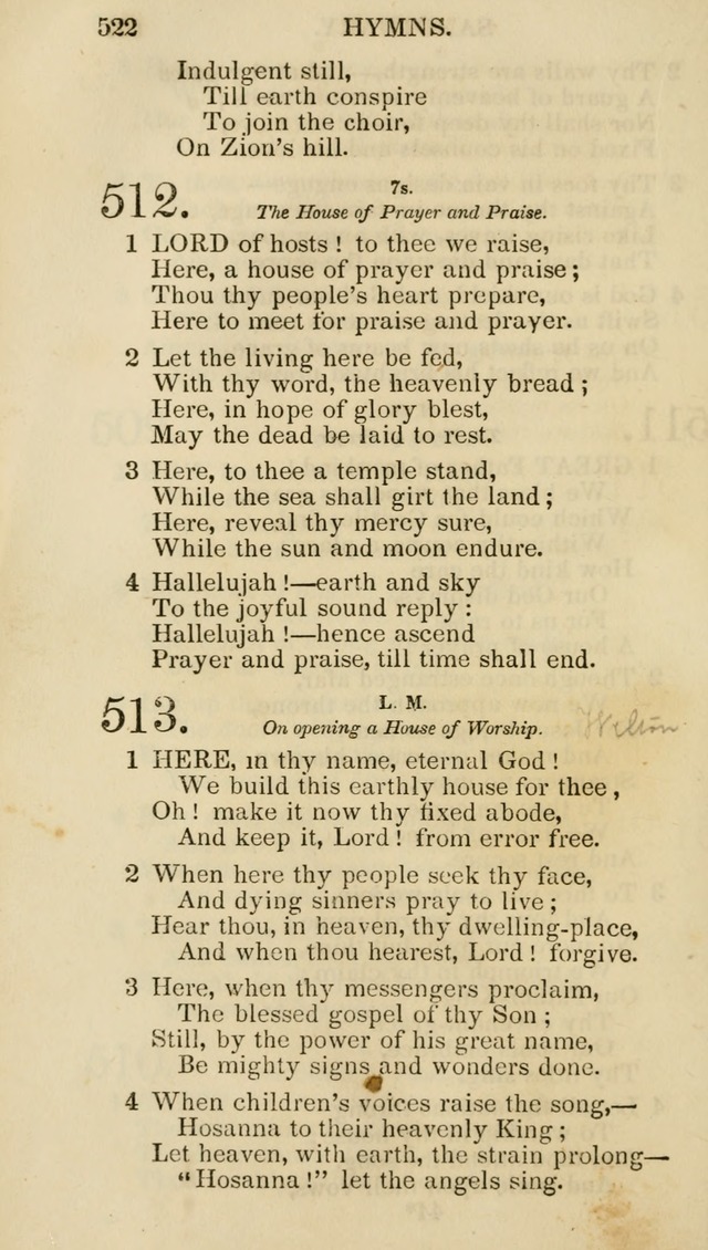 Church Psalmist: or psalms and hymns for the public, social and private use of evangelical Christians (5th ed.) page 524