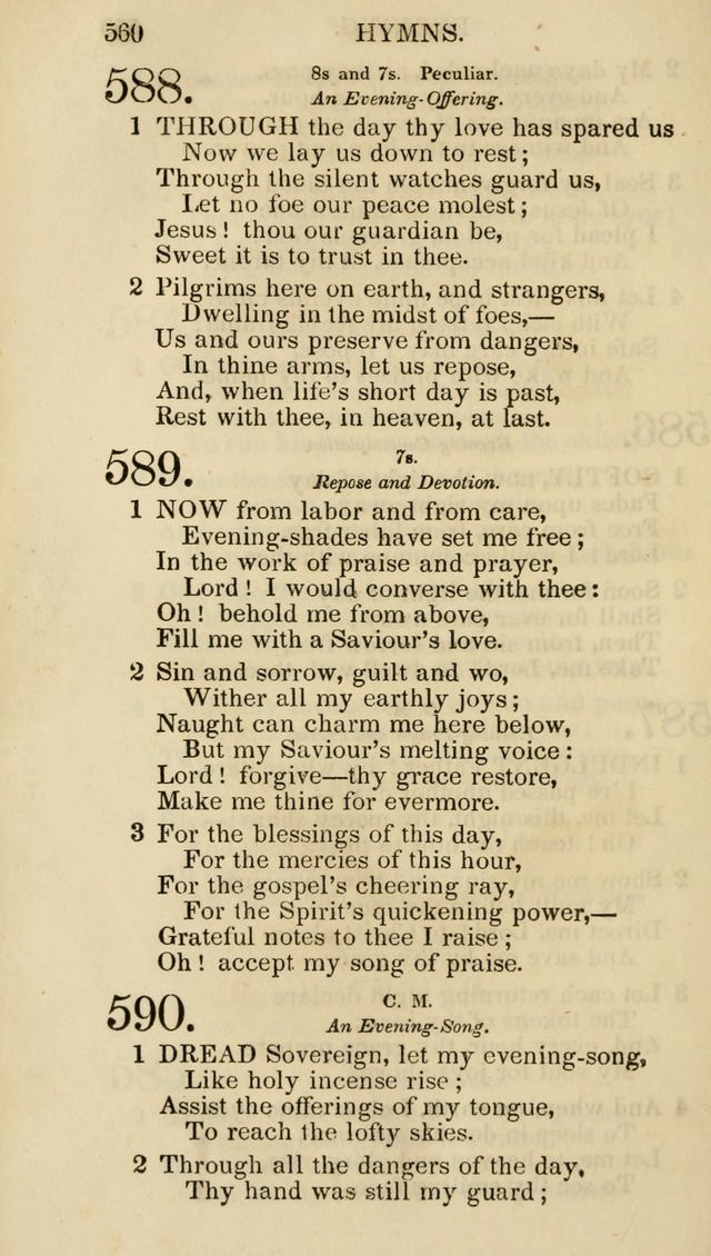 Church Psalmist: or psalms and hymns for the public, social and private use of evangelical Christians (5th ed.) page 562
