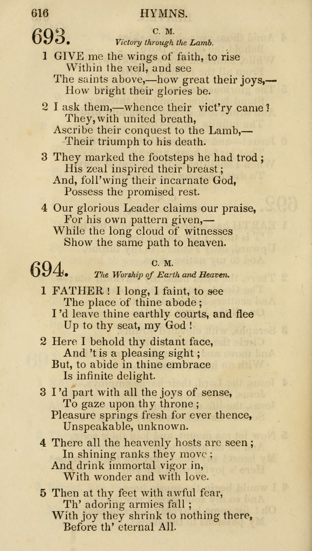 Church Psalmist: or psalms and hymns for the public, social and private use of evangelical Christians (5th ed.) page 634