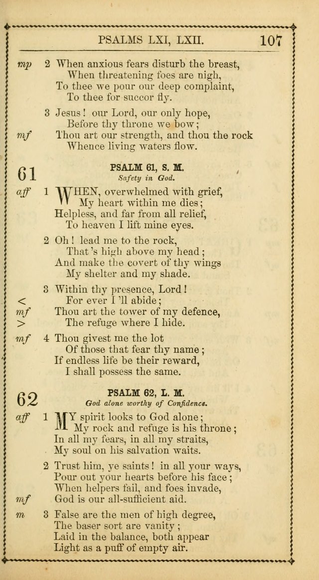 Church Psalmist: or, psalms and hymns, for the public, social and private use of Evangelical Christians. With Supplement. (53rd ed.) page 106